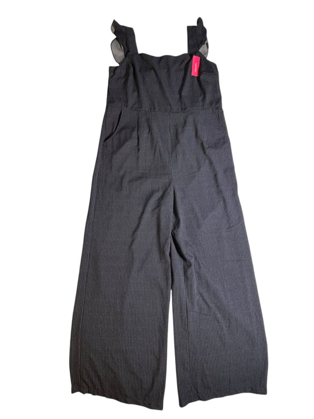 NWT Xhilaration Blue Pinstriped Jumpsuit, XXL